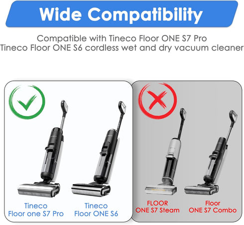 FILTERIST (3 5 S7 S6 3 Pieces) iFLOOR Breeze Complete HEPA Filter Compatible with Tineco Floor ONE PRO/ONE Smart