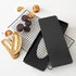 Tosnail 2 Pack Non-Stick Quiche Pan 14" x 5.75" with Removable Bottom Tart Baking Pan