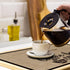 Cunhill 2 Pieces Coffee Bar Mat, 20 x 14 Inch Coffee Placemats for Coffee Station, Countertops Accessories