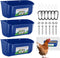 Chicken Feeder Waterer, 3 Pack Duck Feeder Supplies, Hanging Fence Feed Trough