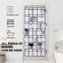 Teikou 35Large 4 Pockets Over The Door Shoe Organizer, Mesh Pockets Shoe Holder Rack, Capacity hanging shoe