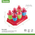 Tovolo Jewel Rings Popsicle Molds with Sticks (6-Pack) - Vivid Violet, Reusable Ice Pop Maker & Stand