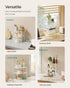 Set 4 Counter UKCS027W01 SONGMICS Cabinet Organizer Shelf, of Kitchen Shelves, Kitchen Storage, Spice Rack, Stackable
