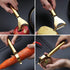 Gold Potato Vegetable and Fruit Peelers, Kyraton Titanium Gold Plating Stainless Steel Set of 2, Sharp Blade