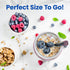 8 Count 100% Ultimate Yogurt Jars - Make More Delicious Yogurt! Small Glass Yogurt Cups With Lids - BPA Free, Airtight