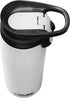 CamelBak Forge Flow Coffee & Travel Mug, Insulated Stainless Steel with Non-Slip Silicon Base, 20oz, White