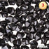 PMLAND Clear Fake Ice Rocks – 550 Pcs Large Black Acrylic Gems, 3 Lbs Bulk Vase Filler for Parties & Decor