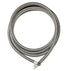 10 FT Stainless Steel Braided Ice Maker Hose with 1/4" Comp Connection