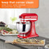 Metal Mixer Slider Mat with Teflon Self Stick Sliders for Kitchenaid 4.5-5Qt Stand Mixer, Countertop