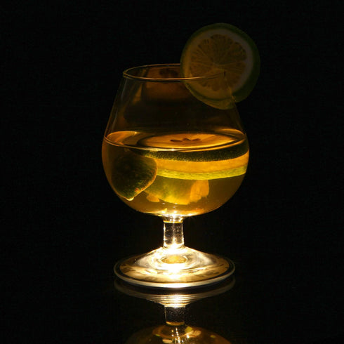 Kicsto Led Coasters,Led Stickers,Led Bottle Lights,Bottle Glorifies Coaster,Lit up Wine Liquor Bottles,Led Bar Service