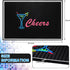 Zhehao Cheers Bar Mat for Bartending 12 x 18 Inch Rubber Bar Mat Counter Top Mat Non Slip Non Spill Bar Mat for Home Bar Countertop Kitchen Counter Restaurants Coffee Stations