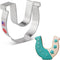 Lucky Horseshoe Cookie Cutter, 4.25" - Made in USA by Ann Clark