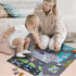 Kids Carpet Playmat Rug, Foldable Non-Slip Car Play Mat Felt Cloth for Playroom, Indoor Outdoor Use, 70×80CM