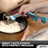 Portable Food Grade Silicone Measuring Cup Set, Collapsible Measuring Cups and Spoons for Liquid & Dry Food, Dog Food &
