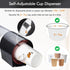 LBTING Cup Dispenser, Water Cooler Pull Type Holder for 7oz - 12oz Cone or Flat Bottom Cups, Black