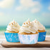Whaline 600Pcs Ocean Themed Cupcake Liners, Summer Baking Cups for Bridal Baby Shower Wedding Birthday Party