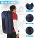Laundry Bag Backpack, Portable with Adjustable Straps, Travel Dirty Laundry Bag for College (Dark Blue)