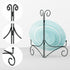 Iron Plate Stand for Display with Folding Design, 12 Inch Large Easels for Books, Art Pieces, Photos, and Platters,