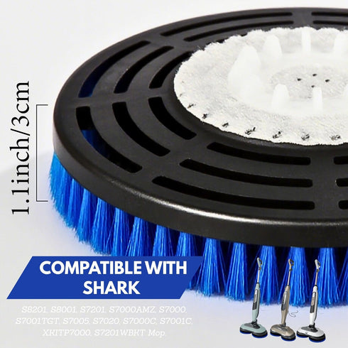 S7001 Shark,S8201 S8001 S7000 S7201 S7000AMZ S7005 S7020 S7001C (2Blue) Frescares Upgraded Replacement Steam Mop Brush