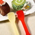 JAMOGOU 100 Pieces Ice Cream Scoops, Disposable Cake Spoon, Plastic Yogurt Pudding Spoon - Black