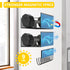 5pack) SMRCAD Magnetic Spice Rack for Refrigerator Seasoning Organizer for Spice Fridge Shelf storage Magnetic Shelf