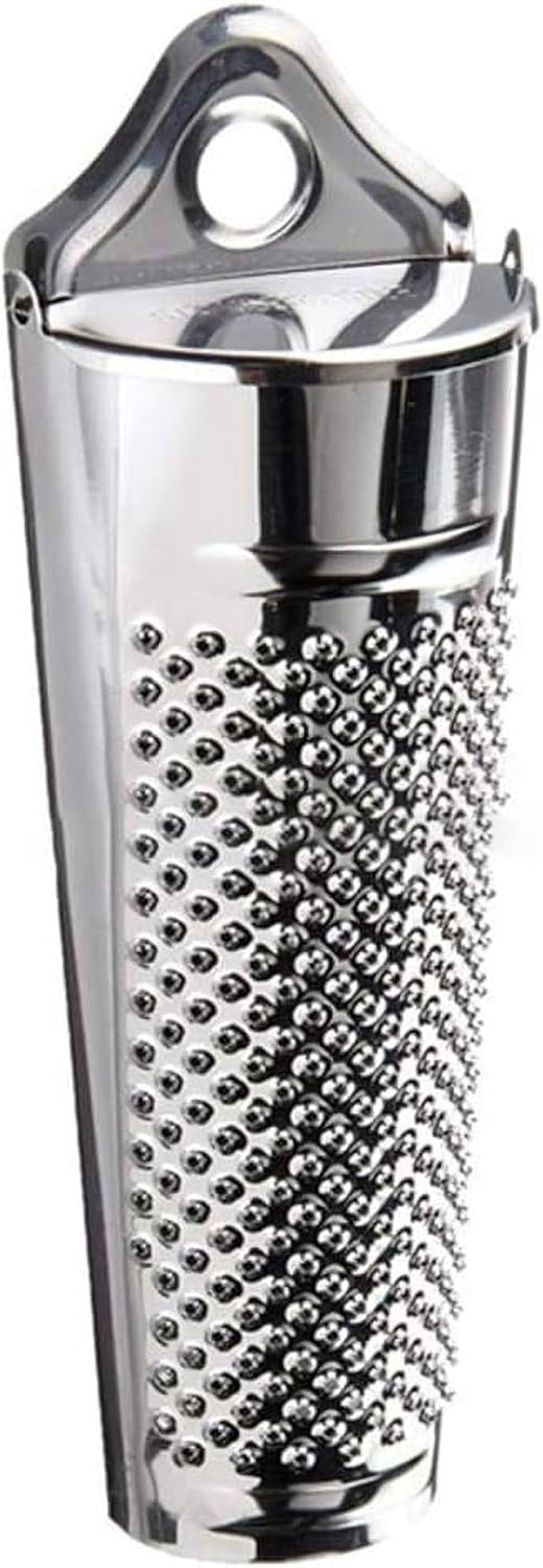 Jinshining Silver Multifunctional Kitchen Stainless Steel Ginger Garlic Nutmeg Grater Nut Walnut Lemon