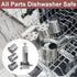 Stainless Steel Slicer Shredder Attachments for KitchenAid Stand Mixers, Large Vegetable Cheese Grater Accessories