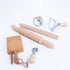 9 Set Set, Ultimate Pcs Pasta Making Tool Pasta Drying Rack, Pasta Tongs, Two Ravioli Stamp Maker Cutter And Roller