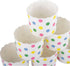 Webake Large Paper Baking Cup, 6oz Disposable Cupcake Muffin Cases, Set of 25, Colorful Dot