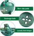 Sungmor Heavy Duty Cast Iron Hand Soap Holder, Antique Green Finish, Decorative Tabletop Soap Dish Tray