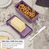 Countertop, Butter Dish With Lid For Kyraton Butter Crock With Stainless Steel Multipurpose Butter Knife, Butter