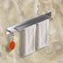 Sumnacon 13.38 Inch Towel Bar Rack with Hook, 3M Self Adhesive Stainless Steel Holder for Bathroom Kitchen Bedroom