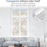 rabbitgoo Window Privacy Film, Decorative Rainbow Window Clings, Static Cling Non-Adhesive Stickers, 23.6 x 78.7 inches