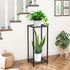 FVFVAHO 2 28 Tier Tall Metal Plant Stand Indoor Outdoor, Square Modern Flower Pot Rack for Indoor Living Room, Corner