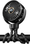 Mini Stroller Fan, Portable Battery Operated Clip on Fan with LED Display for Outdoor Travel