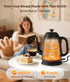 1L, 1000W 304 Gooseneck Electric Kettle Fast Boiling for Pour-Over Coffee & Tea, Stainless Steel BPA-Free, Precise Flow