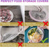200PCS Plastic Bowl Covers Reusable, Elastic Food Storage Cover Stretch Plastic Wrap for Food, Bowl Covers for Bread Proofing, Food Cover for Family Outdoor Picnic - Alternative to Foil, Plastic Wrap by DI QIU REN