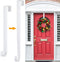 Wreath Hanger, Adjustable Length 14.9-25 Inch Metal Door Hanger for Front Door, 20 lbs Larger Christmas Wreaths
