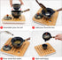 Set,Portable Set 360 LURRIER Porcelain Chinese Gongfu Tea Teapot with Rotation Tea maker and Infuser,Portable All