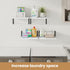 Heimlove Set 3,Light Floating Shelves for Wall of Wood Wall Mounted Bookshelf Decorative Shelf for Living Room Bathroom