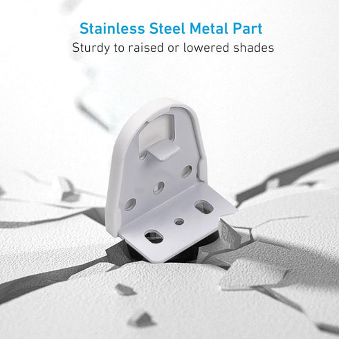 Upgrade 28mm Roller Blind Brackets, Heavy Duty Fittings Spare Kit with Blind Chain, White