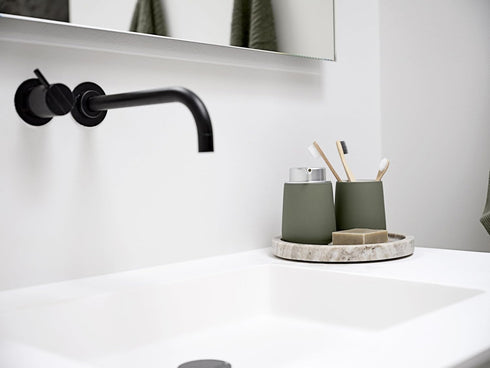 ZONE DENMARK Nova One Toothbrush Cup | Sleek & Durable Modern Bathroom Accessory | Revitalize Your Daily Routine
