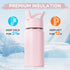 12oz Fijinhom Kids Water Bottle for School, Toddler Bottles with Straws, Stainless Steel Vacuum Insulated Water Bottle