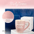 Pavilion Large Ceramic Coffee Mug with "Mama Bear" Design, Microwave & Dishwasher Compatible, Pink, 20 oz