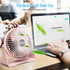 BESKAR USB Small Desk Fan, Portable Fan with 3 Speeds and 360° Rotation for Home and Office