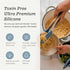 Starpack Silicone Kitchen Tongs for Cooking (2Pcs) - BBQ Tongs Heat Resistant to 600°F - Stainless Steel Utensils 9",