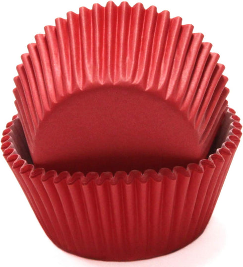 Chef Craft Classic Cupcake Liners, 50 Count, Bright Red