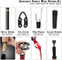 Wine Bottle Opener Set - 4PCS Travel Portable Cork Remover with Aerator, Foil Cutter, Vacuum Stopper for Wine Lovers