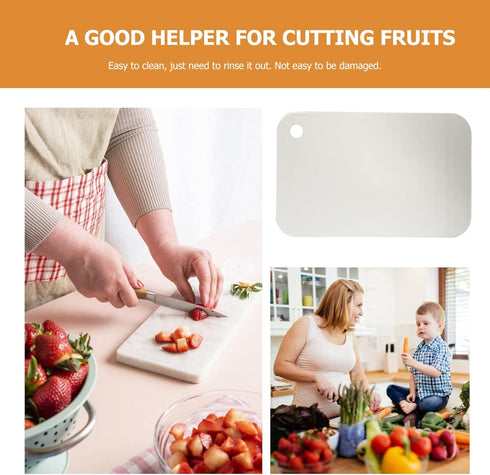 DOITOOL Stainless Steel Cutting Board, Square Modern Chopping Block for Home Kitchen (9.44x5.9inch)