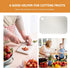 DOITOOL Stainless Steel Cutting Board, Square Modern Chopping Block for Home Kitchen (9.44x5.9inch)